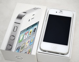 au iPhone4s 32GB 0ホワイト〇ジャンク１.JPG