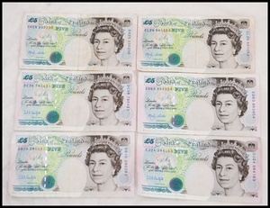 イギリス紙幣5ポンド１.JPG