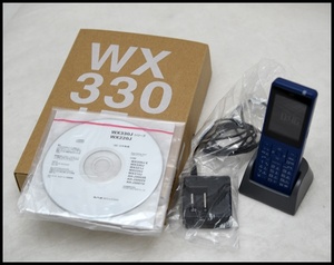 ウィルコム WX330JE ブルー１.JPG