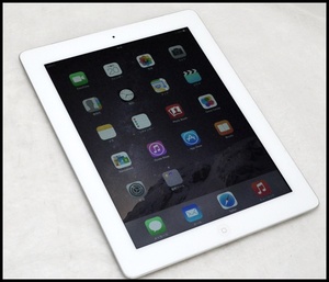 ソフト　iPad4 16GBホワイト△本体のみ１.JPG