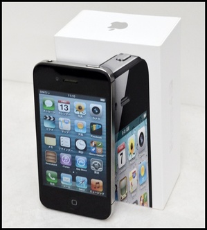 ソフト　iPhone4s 32GBブラック美〇１.JPG