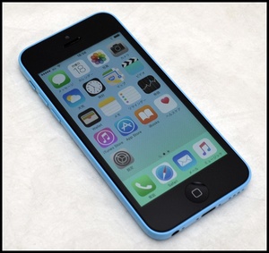 au iPhone5c 32GB〇青液晶不良１.JPG